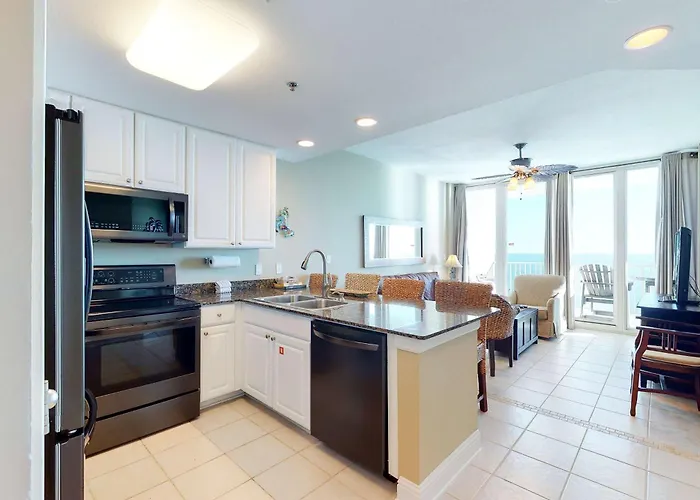 Beachfront W Great Gulf View Balcony & Shared Pools Hot Tubs Sauna & Gym *